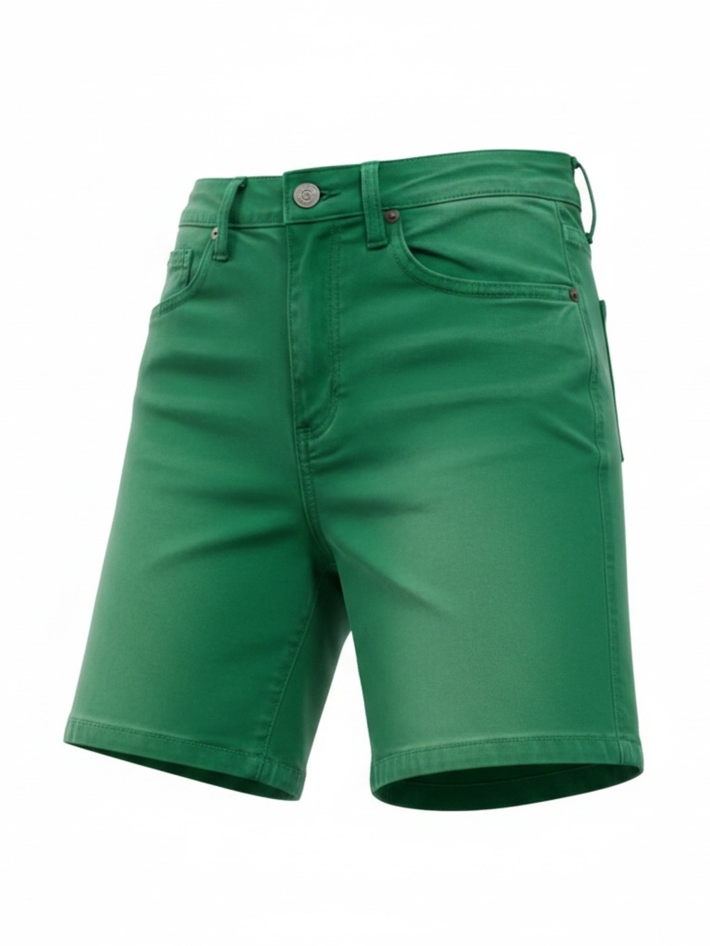 Judy Blue Emerald Green High-Rise Shorts